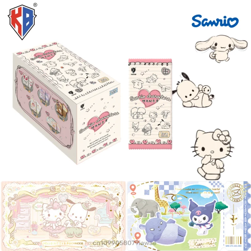 KB Official New Sanrio Family Series Time Capsule Ticket Series Collectible Cards Anime Merchandise Children's Gifts
KB Official New Sanrio Family Series Time Capsule Ticket Series Collectible Cards Anime Merchandise Children's Gifts
