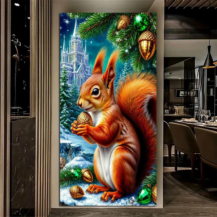 Squirrel Picture Large Size Diy Diamond Arts Painting Scenery Full Square Round Drill Animals Mosaic Embroidery Kits Wall Decor
Squirrel Picture Large Size Diy Diamond Arts Painting Scenery Full Square Round Drill Animals Mosaic Embroidery Kits Wall Decor