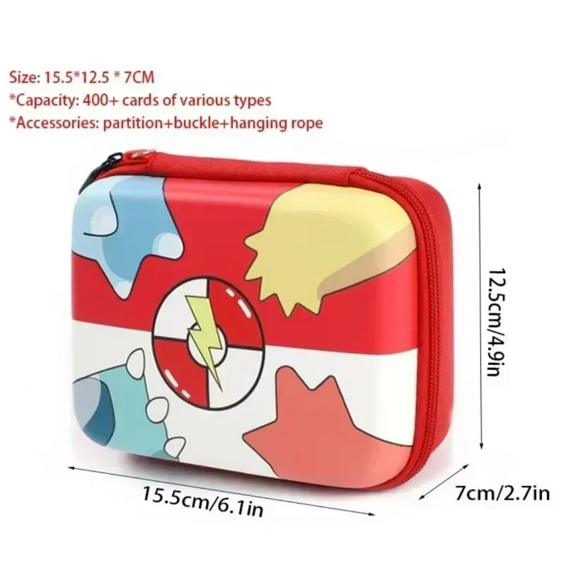 Hot Sale 400-Card Portable Storage Bag – Shockproof & Double Zipper for Pokemon Game King Cards Portable Waterproof Card Holder
Hot Sale 400-Card Portable Storage Bag – Shockproof & Double Zipper for Pokemon Game King Cards Portable Waterproof Card Holder