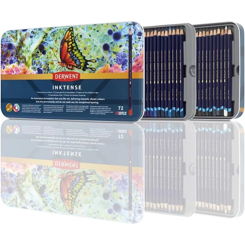 Coloured Pencils, Inktense Ink Pencils, Drawing, Art, Metal Tin, 72 Count (2301843)
Coloured Pencils, Inktense Ink Pencils, Drawing, Art, Metal Tin, 72 Count (2301843)