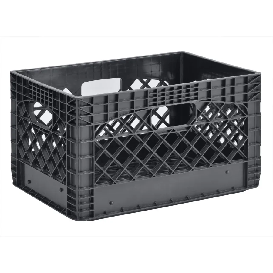 24 Quart 3 Pack Heavy Duty Plastic Milk Crates for Storage, Transport Organization Black, Stackable, Durable, BPA-Free, Smooth
24 Quart 3 Pack Heavy Duty Plastic Milk Crates for Storage, Transport Organization Black, Stackable, Durable, BPA-Free, Smooth
