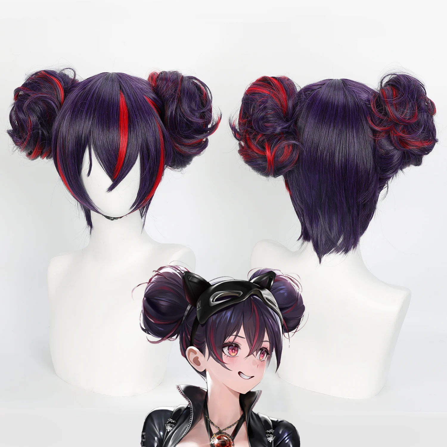 Парик для косплея «Богиня Победы Никке», аниме-парик Quency Purple, парик для ролевых игр, синтетический парик с небрежным пучком и заколкой-крабом, с шапочкой для парика
Парик для косплея «Богиня Победы Никке», аниме-парик Quency Purple, парик для ролевых игр, синтетический парик с небрежным пучком и заколкой-крабом, с шапочкой для парика