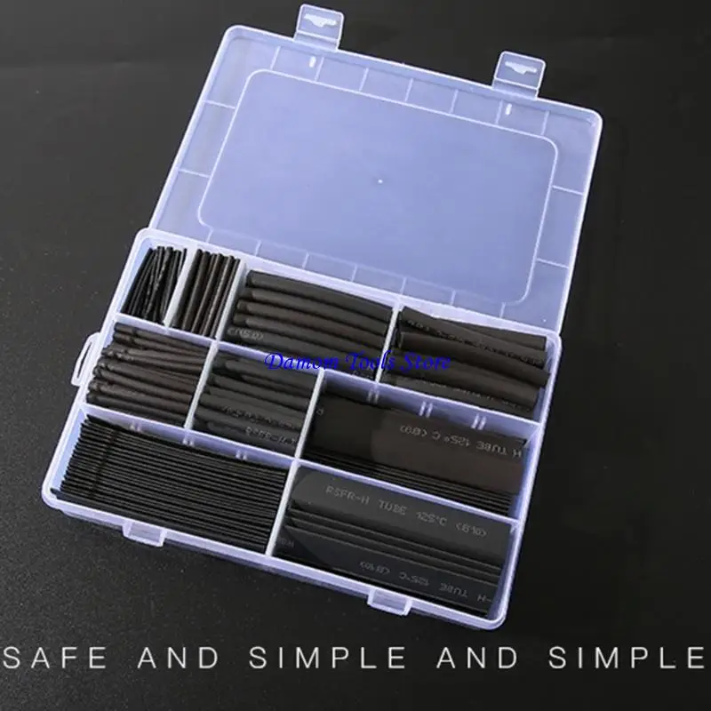 57BE Reliable Heat Shrink Tube Assortment Shrink Tubing set Flame Retardant Tubes set
57BE Reliable Heat Shrink Tube Assortment Shrink Tubing set Flame Retardant Tubes set