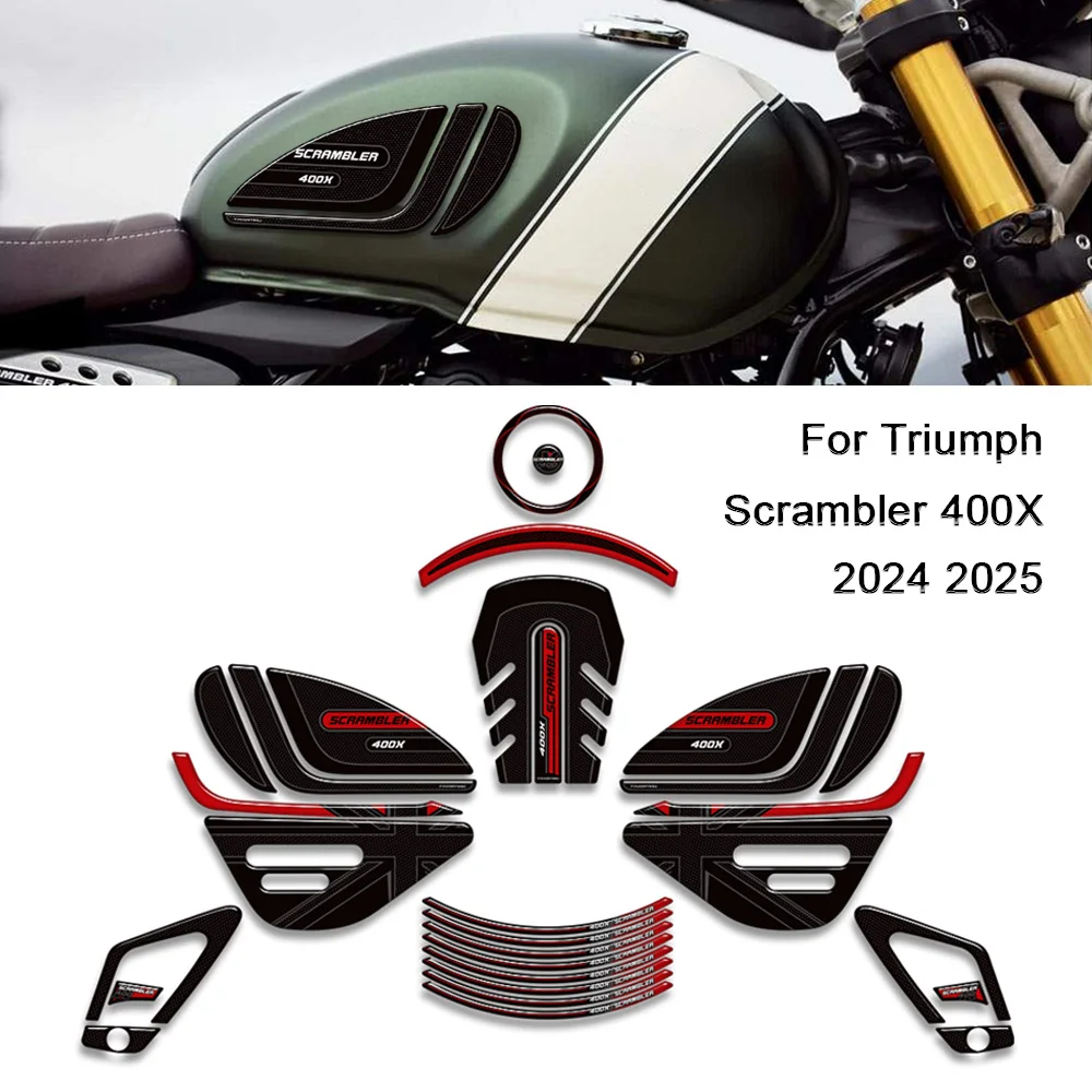 2024 2025 For Triumph Scrambler 400X 400 X Tank Pad Protection Stickers Fairing Fender Wheels Decals Sticker
2024 2025 For Triumph Scrambler 400X 400 X Tank Pad Protection Stickers Fairing Fender Wheels Decals Sticker