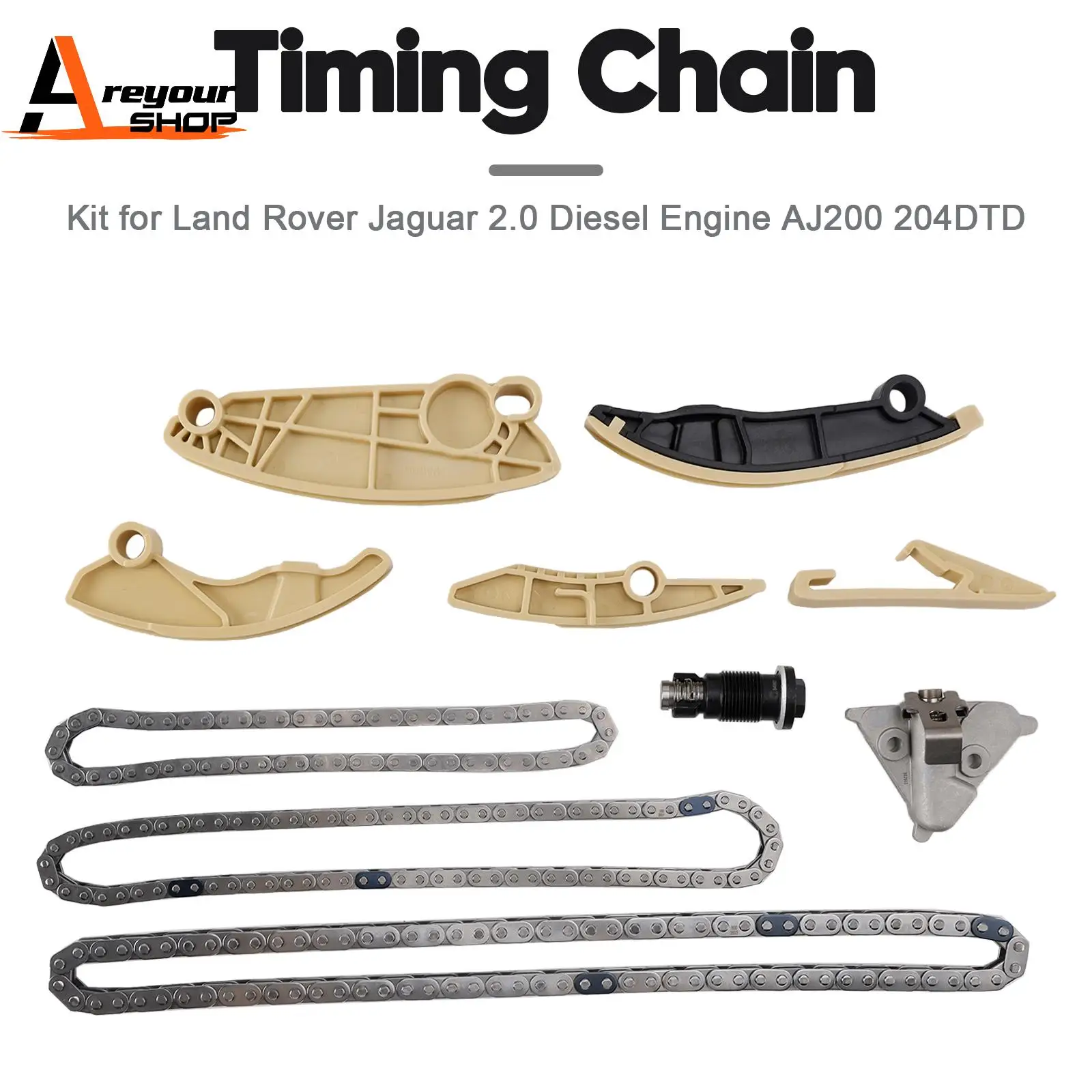 Areyourshop Timing Chain Kit for Land Rover Jaguar 2.0 Diesel Engine AJ200 204DTD 204DTA
Areyourshop Timing Chain Kit for Land Rover Jaguar 2.0 Diesel Engine AJ200 204DTD 204DTA