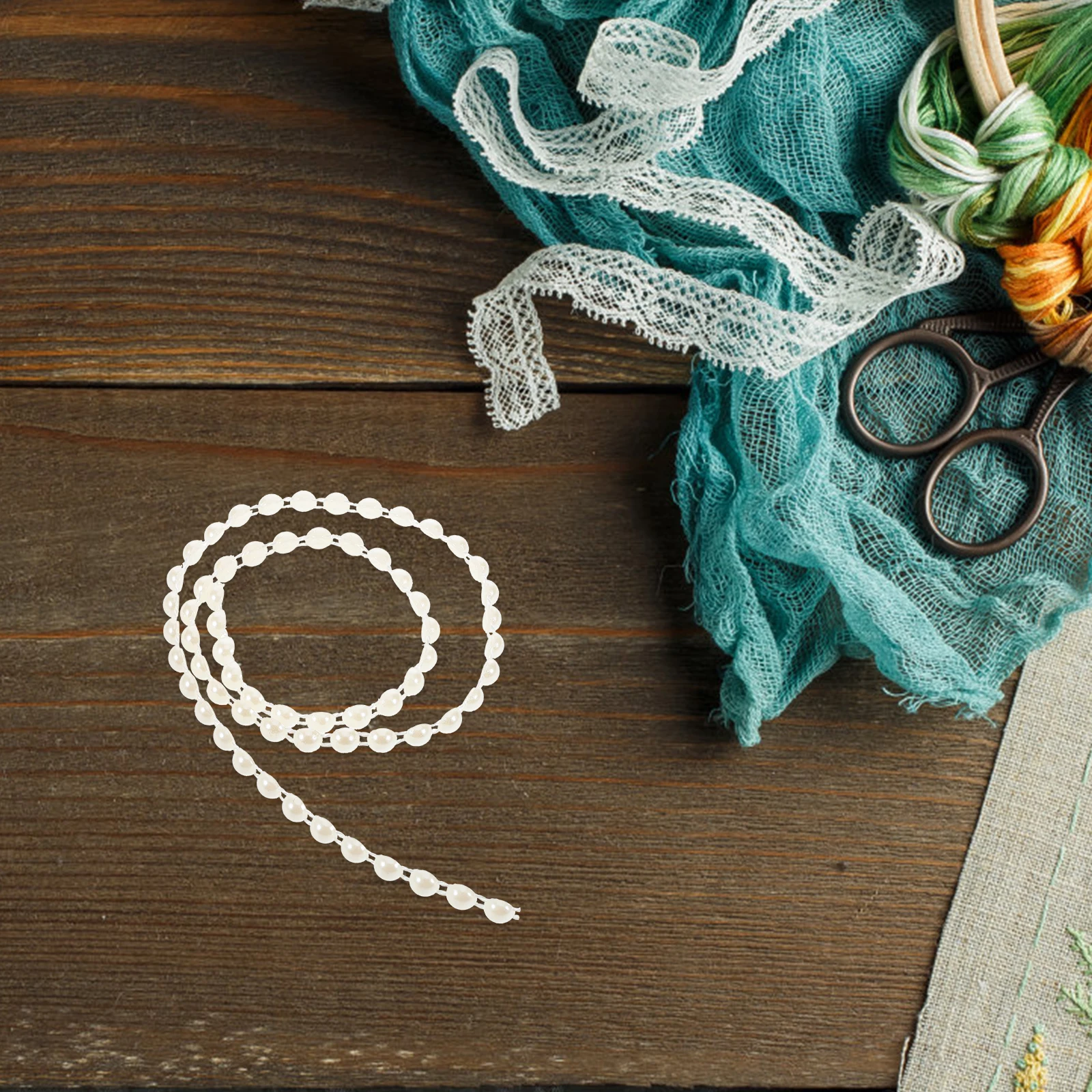 Bead Chain Accessories Pearl Beads Faux Chain Rhinestones Artificial Jewelry Making Beige Trim Cotton Line Decor
Bead Chain Accessories Pearl Beads Faux Chain Rhinestones Artificial Jewelry Making Beige Trim Cotton Line Decor