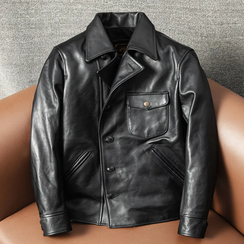 California Bear Classic Bengal Vegetable Tanned Top Layer Calfskin Heavy Wash Motorcycle Suit Short Jacket
California Bear Classic Bengal Vegetable Tanned Top Layer Calfskin Heavy Wash Motorcycle Suit Short Jacket