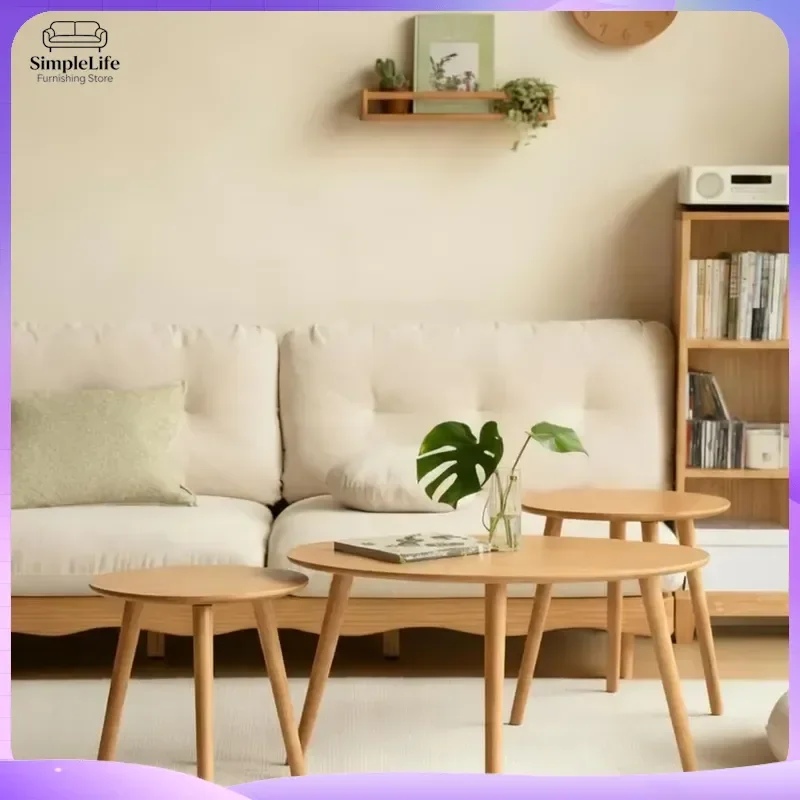 Oval Nesting Coffee Tables Set 3 Piece Oak Wood Living Room Tables Minimalist End Tables Natural Wood Finish Small Space
Oval Nesting Coffee Tables Set 3 Piece Oak Wood Living Room Tables Minimalist End Tables Natural Wood Finish Small Space