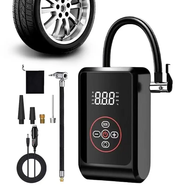 Portable Air Pump Compressor Digital Cordless Car Tyre Inflator Automatic High Pressure Air Pumps For Motocycle Bicycle Balls
Portable Air Pump Compressor Digital Cordless Car Tyre Inflator Automatic High Pressure Air Pumps For Motocycle Bicycle Balls