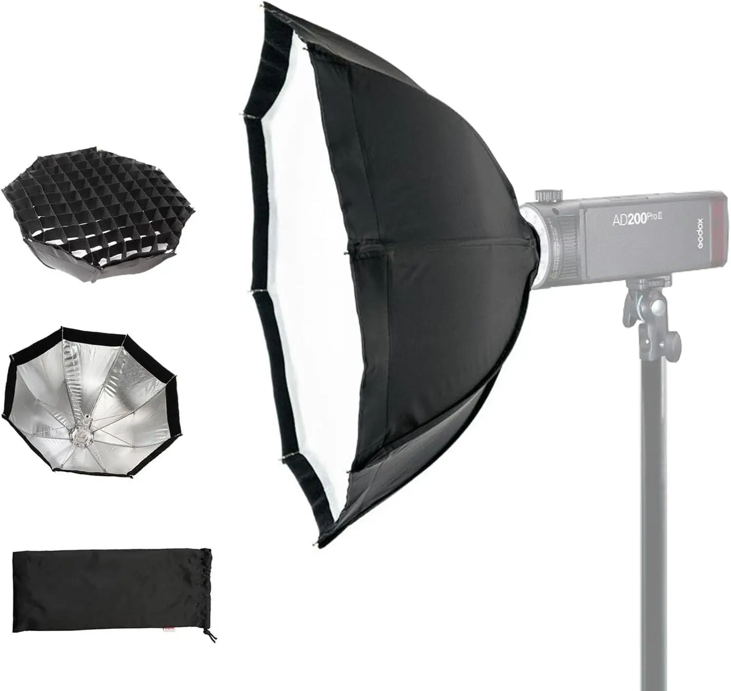 45cm Multi-Functional Umbrella Softbox for Flash Photography, Uniform Diffusion & Light Control
45cm Multi-Functional Umbrella Softbox for Flash Photography, Uniform Diffusion & Light Control