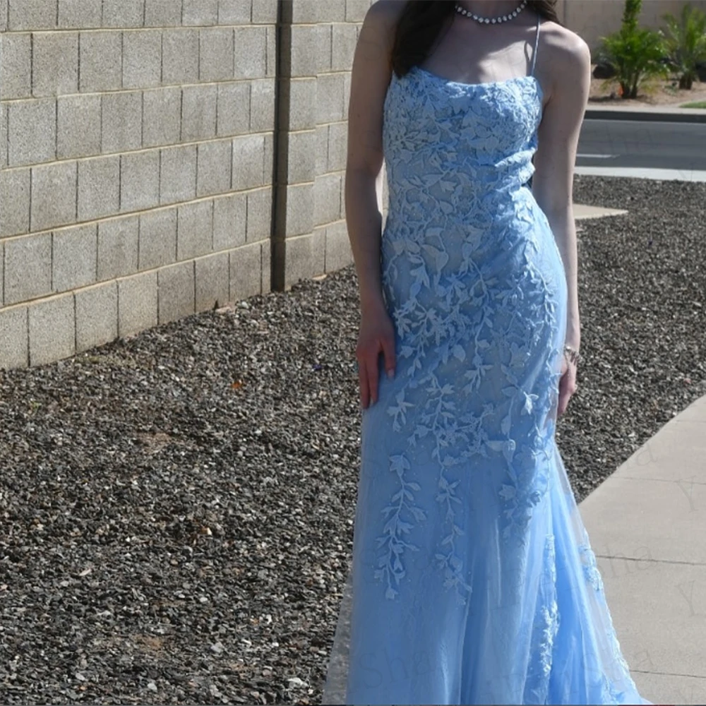 Customized Mermaid Prom Dresses Floor-Length Sleeveless Spaghetti Strap Evening Gown Fashion Backless Lace-Up Draped Party Gown
Customized Mermaid Prom Dresses Floor-Length Sleeveless Spaghetti Strap Evening Gown Fashion Backless Lace-Up Draped Party Gown