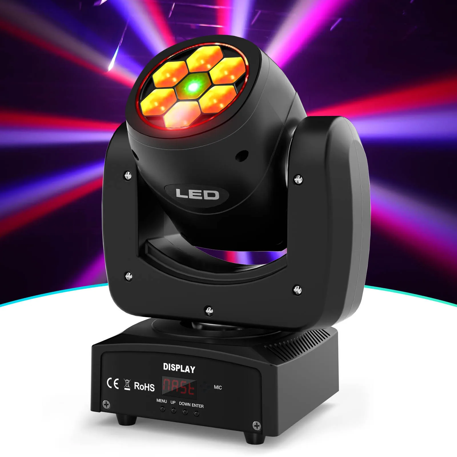 100W LED Bee eye Beam Moving Head Light RGBW Pattern Projector Lights Disco DJ Party Deco Strobe Lamp DMX Controller Stage Light
100W LED Bee eye Beam Moving Head Light RGBW Pattern Projector Lights Disco DJ Party Deco Strobe Lamp DMX Controller Stage Light