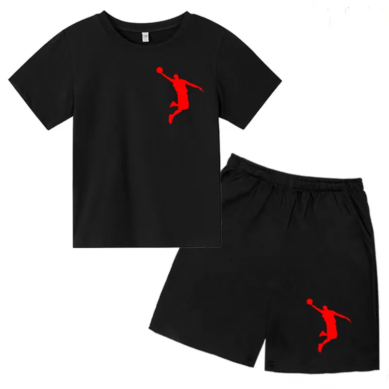 Kids Summer Fashion T-shirt Basketball Idol Print Boys Girls Toddlers 3-12 Years Short Sleeve +Shorts 2P Sports Casual Brand Set
Kids Summer Fashion T-shirt Basketball Idol Print Boys Girls Toddlers 3-12 Years Short Sleeve +Shorts 2P Sports Casual Brand Set