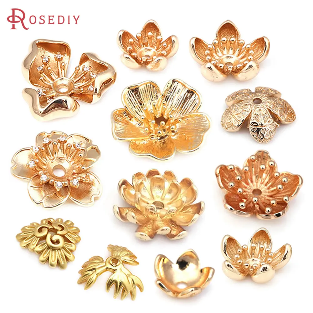 18K Gold Color Brass 3D Lotus Flower Beads Caps High Quality Jewelry Making Supplies Necklace Earrings Diy Accessories
18K Gold Color Brass 3D Lotus Flower Beads Caps High Quality Jewelry Making Supplies Necklace Earrings Diy Accessories