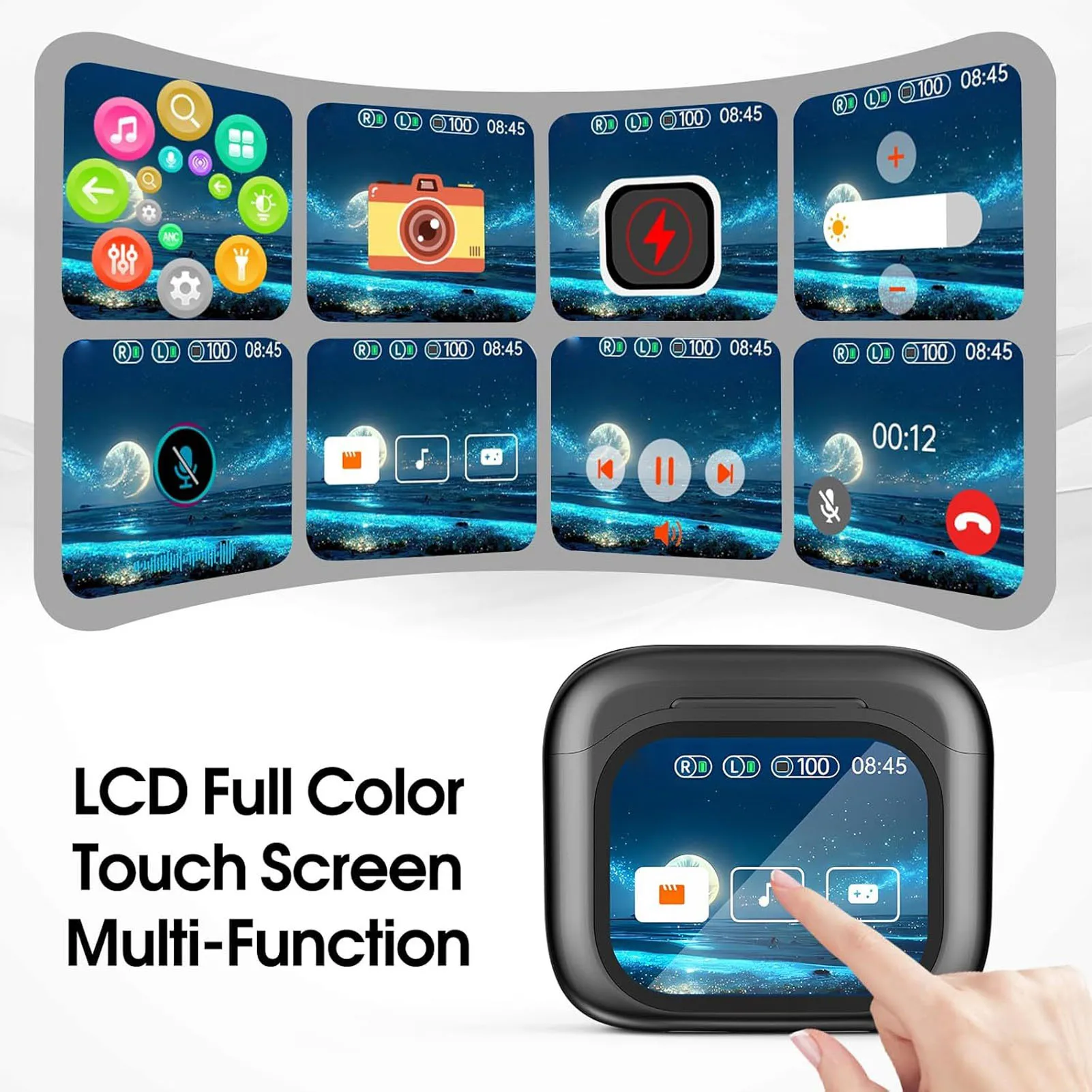 AI Translation Earbuds Real Time LCD Touch Screen 164 Languages Buletooth 5.4 Translator Headphones for Travel
AI Translation Earbuds Real Time LCD Touch Screen 164 Languages Buletooth 5.4 Translator Headphones for Travel