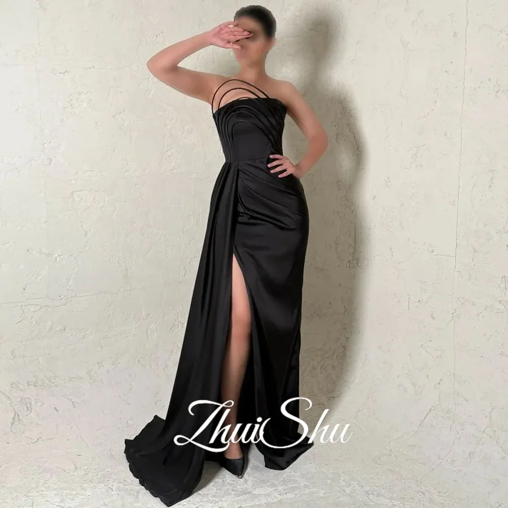 ZHUISHU High Slit Party Dresses Woman Evening Gown Customized Satin Mermaid Women's Long Prom Dress Formal Event Dresses 2026
ZHUISHU High Slit Party Dresses Woman Evening Gown Customized Satin Mermaid Women's Long Prom Dress Formal Event Dresses 2026
