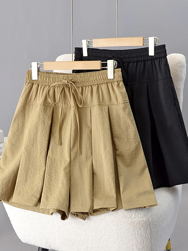 Loose High Waist Elastic Waist Casual Pants plus Size Women's Korean Style Summer Slimming Shorts Straight Leg Pants
Loose High Waist Elastic Waist Casual Pants plus Size Women's Korean Style Summer Slimming Shorts Straight Leg Pants