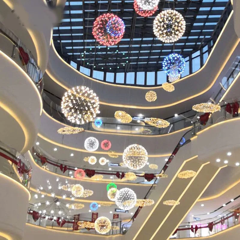 Nordic Stainless Steel Ball Led Chandelier Lamp Sky Stars Spark Ball Circular Fireworks Planet Art Spherical Pendant Lamp
Nordic Stainless Steel Ball Led Chandelier Lamp Sky Stars Spark Ball Circular Fireworks Planet Art Spherical Pendant Lamp