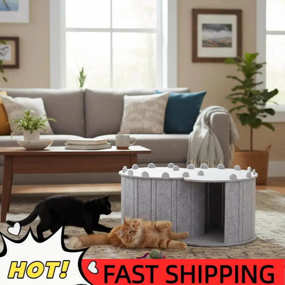 Складной домик-лежанка для кошек Peekaboo, полузакрытый, съемный, для домашних кошек
Складной домик-лежанка для кошек Peekaboo, полузакрытый, съемный, для домашних кошек