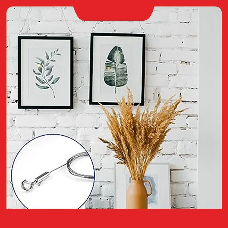 3 Stainless Steel Adjustable Lanyards Clothesline With Hooks Hanging Line For Picture Frame Planter
3 Stainless Steel Adjustable Lanyards Clothesline With Hooks Hanging Line For Picture Frame Planter