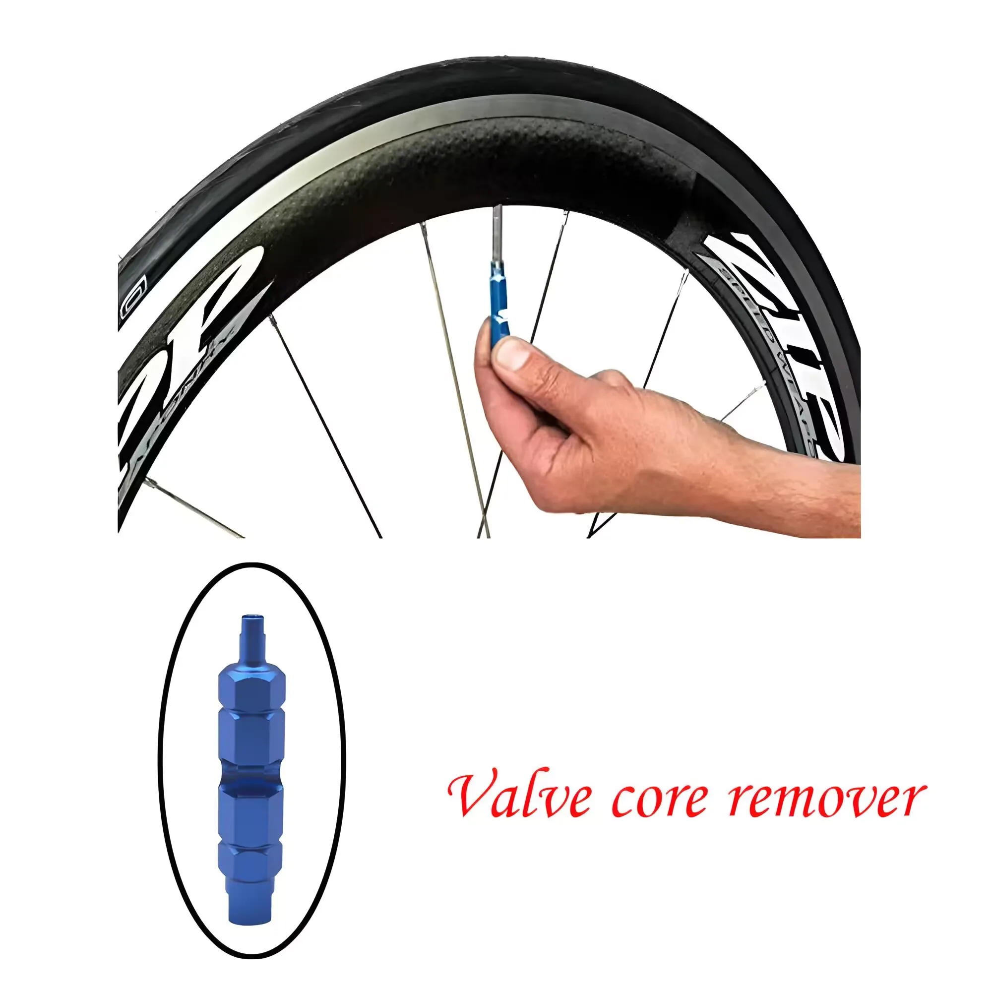 Aluminum Alloy Valve Core Tool with American-Style Air Nozzle Wrench for Bicycle Nozzles Tube Tires Tire Removal & Repair
Aluminum Alloy Valve Core Tool with American-Style Air Nozzle Wrench for Bicycle Nozzles Tube Tires Tire Removal & Repair