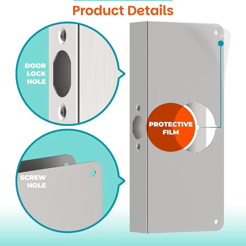 Single Bore Hole Door Lock Plate Door Lock Reinforcement Plate Door Repair Plate For Single Hole Applications Enduring
Single Bore Hole Door Lock Plate Door Lock Reinforcement Plate Door Repair Plate For Single Hole Applications Enduring