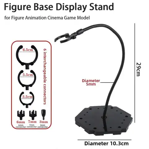 Snake Tube Anime Figure Stand PVC 29cm Toy Bracket Accessories Figure Base Display Stand for Figure Animation Cinema Game Model
