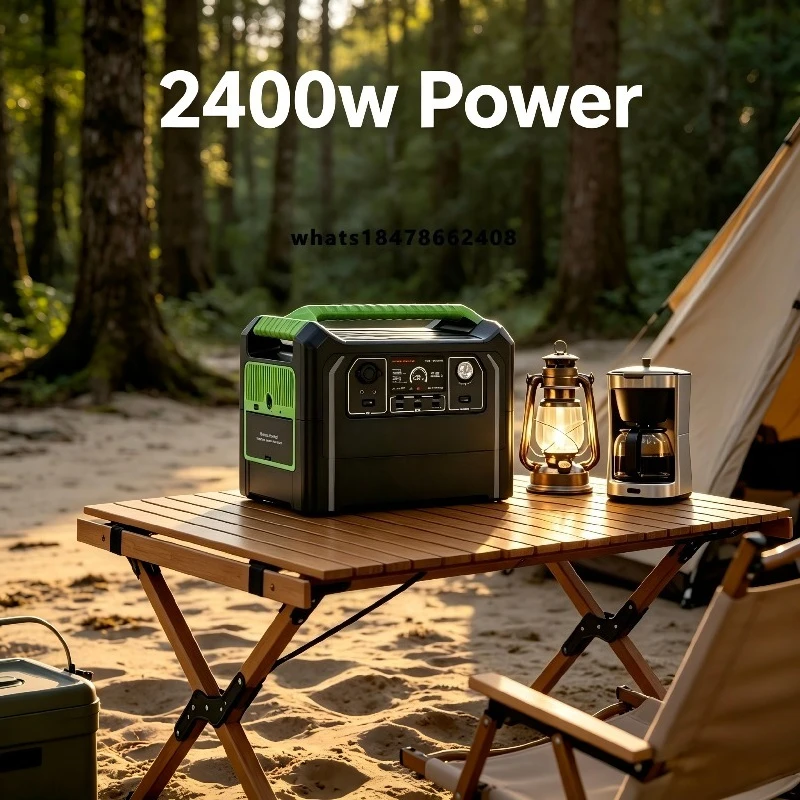 2400W portable power stati battery solar generator pure sine wave inverter outdoor camping emergency use vehicle
2400W portable power stati battery solar generator pure sine wave inverter outdoor camping emergency use vehicle