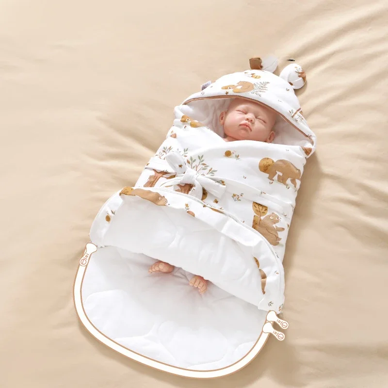 Newborn Baby Delivery Room Package Is Newborn Integrated Anti-kick Sleeping Bag Pure Cotton Autumn and Winter Baby Supplies
Newborn Baby Delivery Room Package Is Newborn Integrated Anti-kick Sleeping Bag Pure Cotton Autumn and Winter Baby Supplies