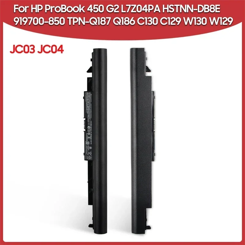 Новый сменный аккумулятор 2700 мАч JC04 JC03 для HP TPN-C129 Q186 W129 ProBook 450 G2 HSTNN-LB7W HSTNN-PB6Y 919701 -850 Батарейки
Новый сменный аккумулятор 2700 мАч JC04 JC03 для HP TPN-C129 Q186 W129 ProBook 450 G2 HSTNN-LB7W HSTNN-PB6Y 919701 -850 Батарейки
