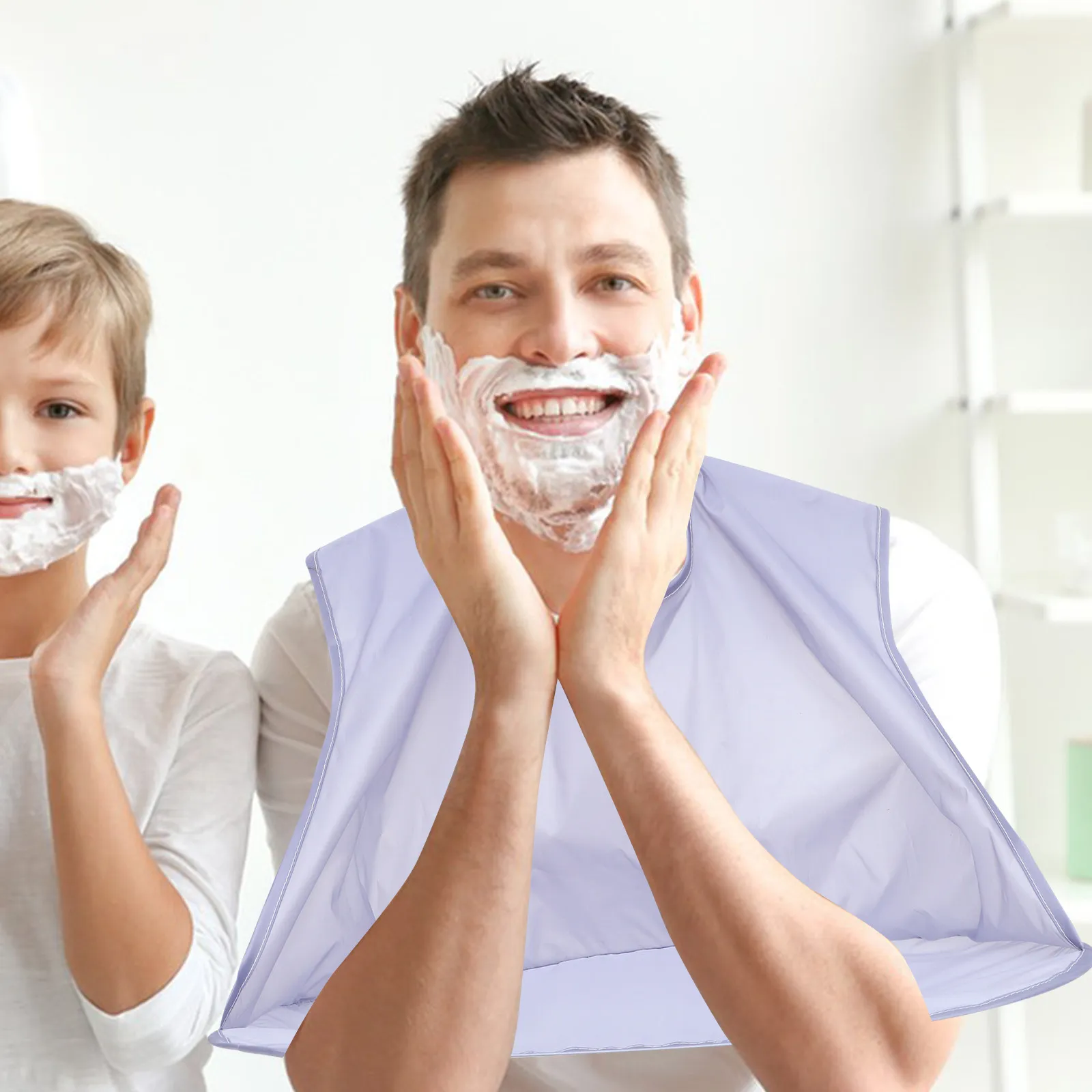 1Pcs Beard Shaving Apron Heavy Duty Polyester Mustache Shaving Bib Beard Collecting Cape Easy Storage Bathroom Cleaning Tool
1Pcs Beard Shaving Apron Heavy Duty Polyester Mustache Shaving Bib Beard Collecting Cape Easy Storage Bathroom Cleaning Tool