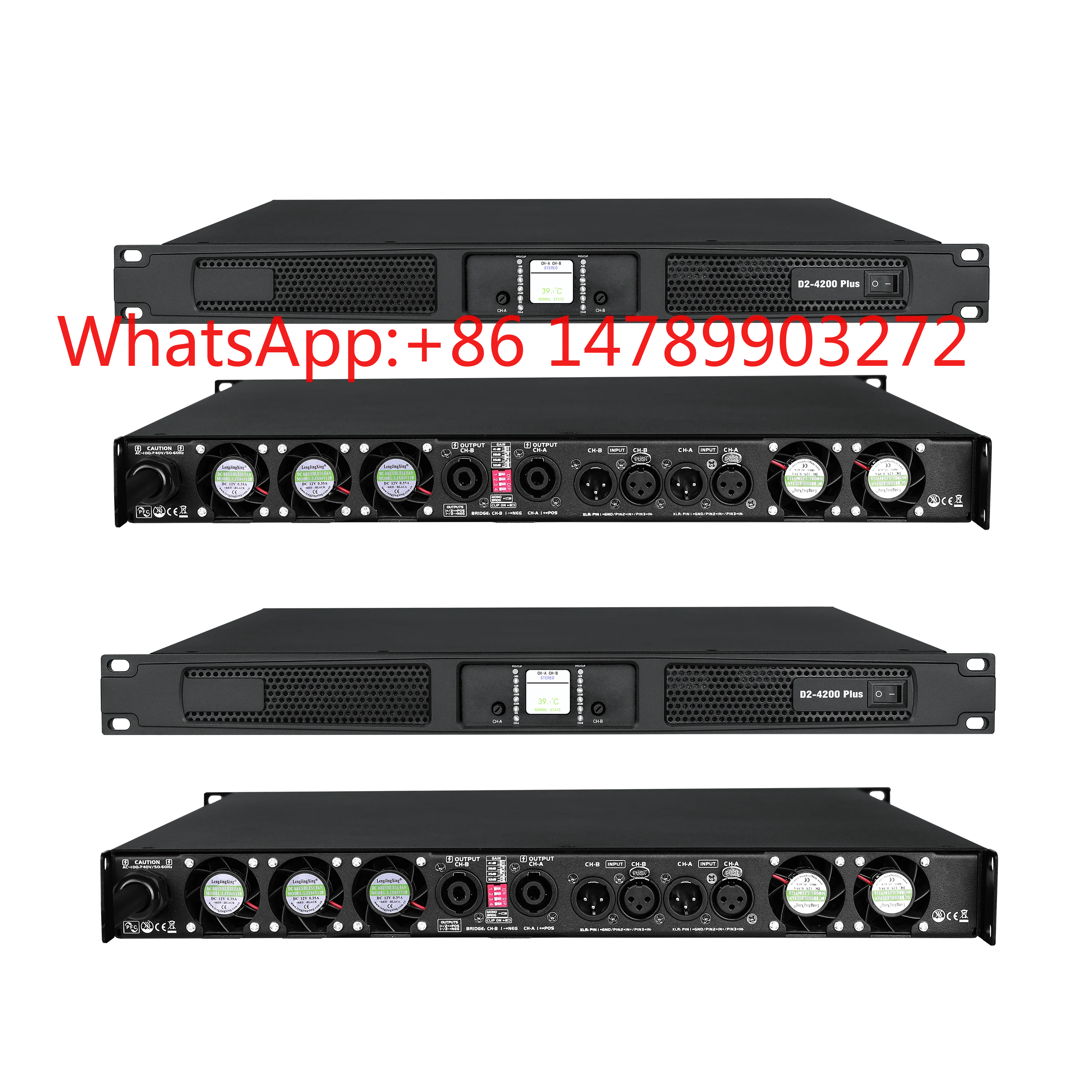 Dual Channel High Power Amplifier 8/4/2Ohm DJ Stage Professional Audio Amp
Dual Channel High Power Amplifier 8/4/2Ohm DJ Stage Professional Audio Amp