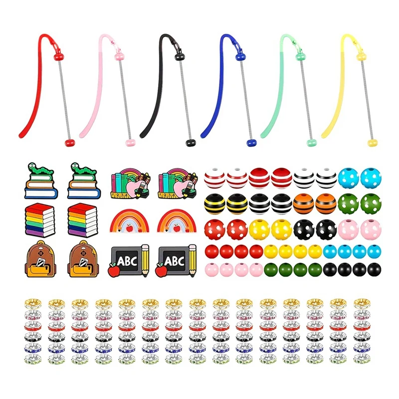 156 Pcs Beadable Bookmarks Back To School Supplies Bookmarks DIY Beaded Bookmark For Student Teacher Book
156 Pcs Beadable Bookmarks Back To School Supplies Bookmarks DIY Beaded Bookmark For Student Teacher Book