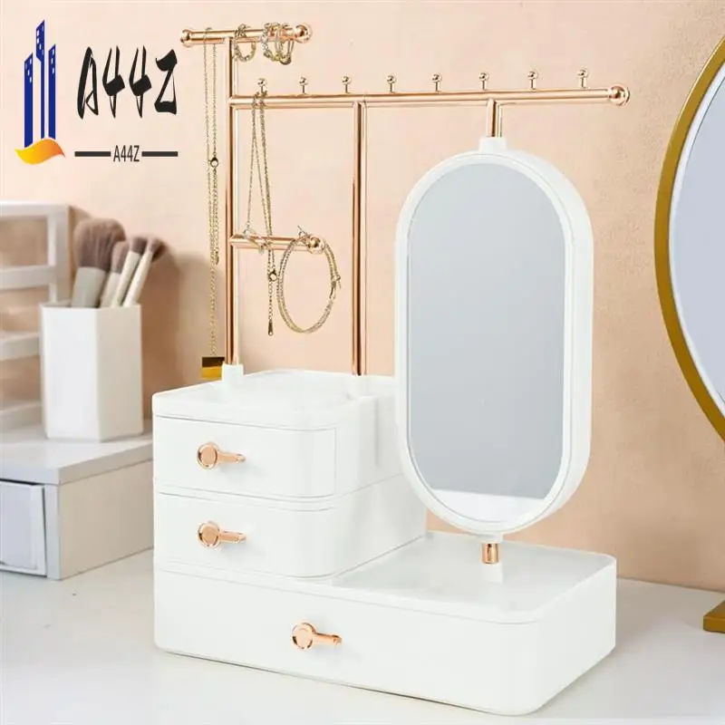 A44Z-органайзер для шкатулки с зеркалом и ящиком, шкатулка для хранения ювелирных изделий для серег, браслетов, ожерелий, аксессуаров для волос
A44Z-органайзер для шкатулки с зеркалом и ящиком, шкатулка для хранения ювелирных изделий для серег, браслетов, ожерелий, аксессуаров для волос