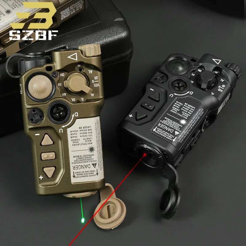 Tactical Red Green Laser Metal Aiming equipment for 20mm rail Adjustment Brightness Raid-X Laser/IR Strobe Laser Accessories
Tactical Red Green Laser Metal Aiming equipment for 20mm rail Adjustment Brightness Raid-X Laser/IR Strobe Laser Accessories