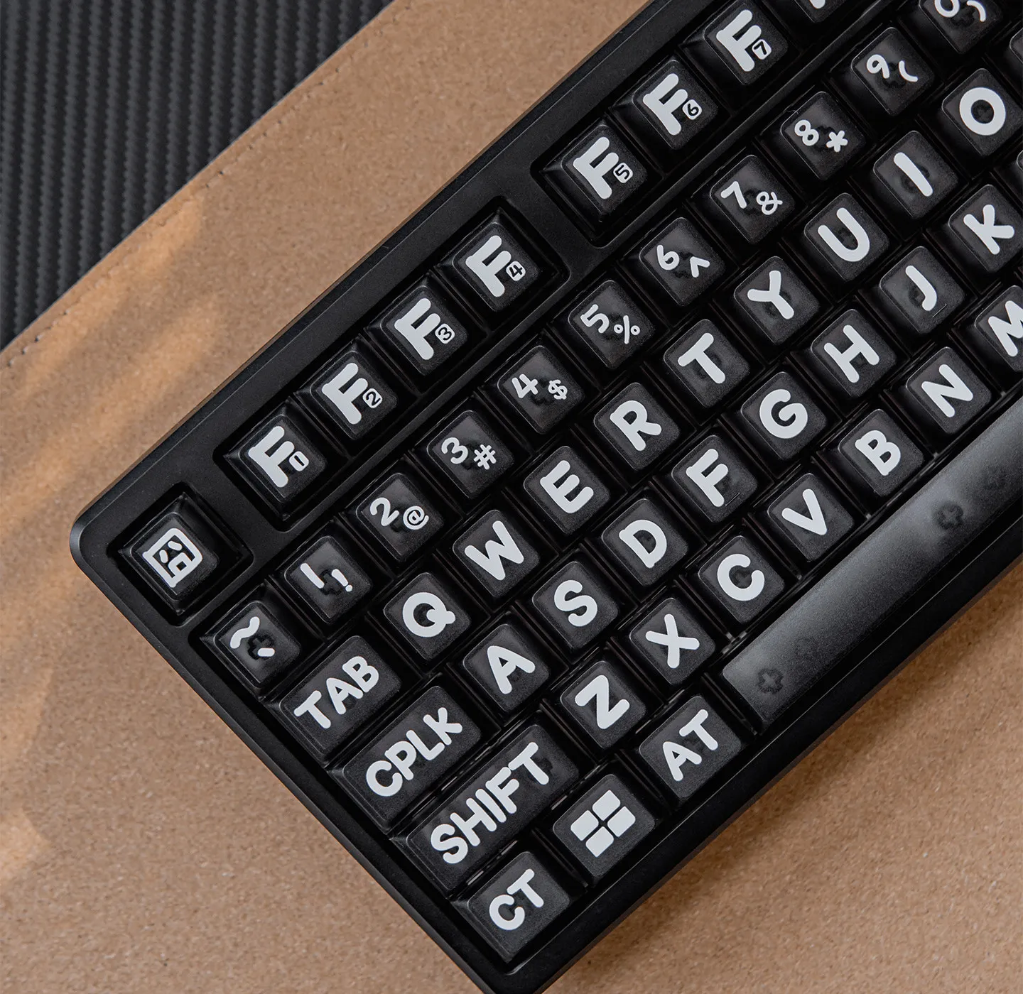 Yong qiu 110 keys Animal Party Frosted PC Keycaps Large Font RGB cherry profile Custom Keycap sets For MX Mechanical Keyboard