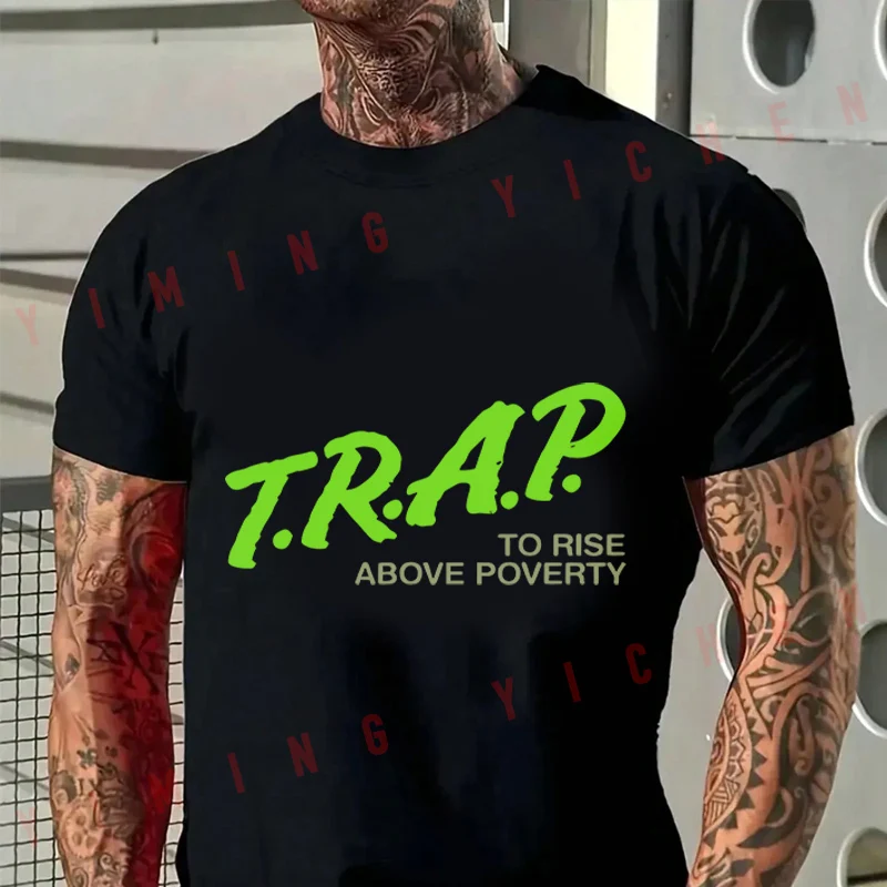 Men T-Shirt Escape From Poverty Pattern Motorcycle Cotton O-neck Short Sleeve T Shirt Fashion Hip Hop Streetwear Tees
Men T-Shirt Escape From Poverty Pattern Motorcycle Cotton O-neck Short Sleeve T Shirt Fashion Hip Hop Streetwear Tees