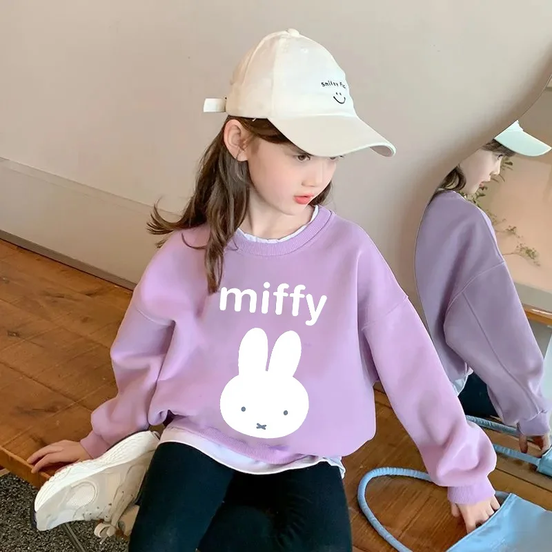 Miffy Kawaii Tops Boy Girl Sweatshirts Fashion Clothing Cute Kids Clothes Children Cotton Long Sleeve Cartoon Anime T-shirt Gift
Miffy Kawaii Tops Boy Girl Sweatshirts Fashion Clothing Cute Kids Clothes Children Cotton Long Sleeve Cartoon Anime T-shirt Gift
