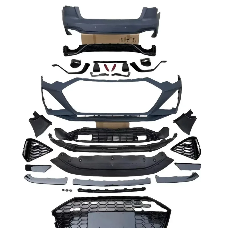 For Audi A6L| RS6 Style Modified Kit: Front/Rear Bumper, Side Skirt, Grille, Quad Exhaust
For Audi A6L| RS6 Style Modified Kit: Front/Rear Bumper, Side Skirt, Grille, Quad Exhaust