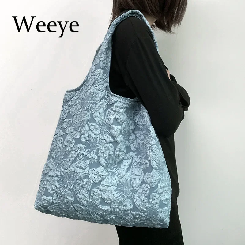 New Summer Korean Ins Embroidered Jacquard Rose Tote Bag Simple College Student Class Commuter Handbag Women
New Summer Korean Ins Embroidered Jacquard Rose Tote Bag Simple College Student Class Commuter Handbag Women