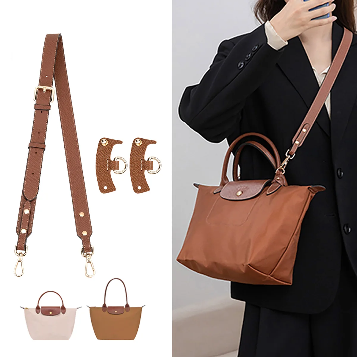 Adjustable Wide Shoulder Strap for Longchamp Handbag Real Leather Crossbody Bag Straps Replacement for Women
Adjustable Wide Shoulder Strap for Longchamp Handbag Real Leather Crossbody Bag Straps Replacement for Women