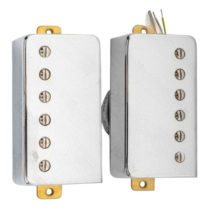 1 комплект HB2020 винтажных тональных звукоснимателей-хамбакеров, хром для электрогитары
1 комплект HB2020 винтажных тональных звукоснимателей-хамбакеров, хром для электрогитары