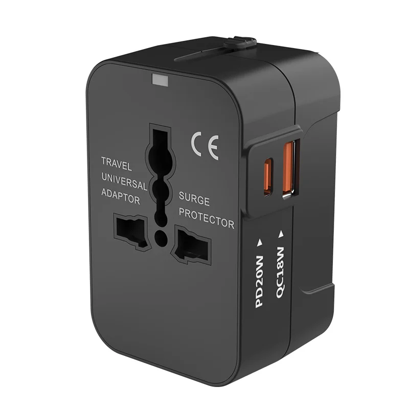 Adaptateur Prise Universelle с USB и типом C, вилкой UK/US/FR/EU, быстрой зарядкой PD 20 Вт, многофункциональным зарядным устройством, розеткой-конвертером
Adaptateur Prise Universelle с USB и типом C, вилкой UK/US/FR/EU, быстрой зарядкой PD 20 Вт, многофункциональным зарядным устройством, розеткой-конвертером