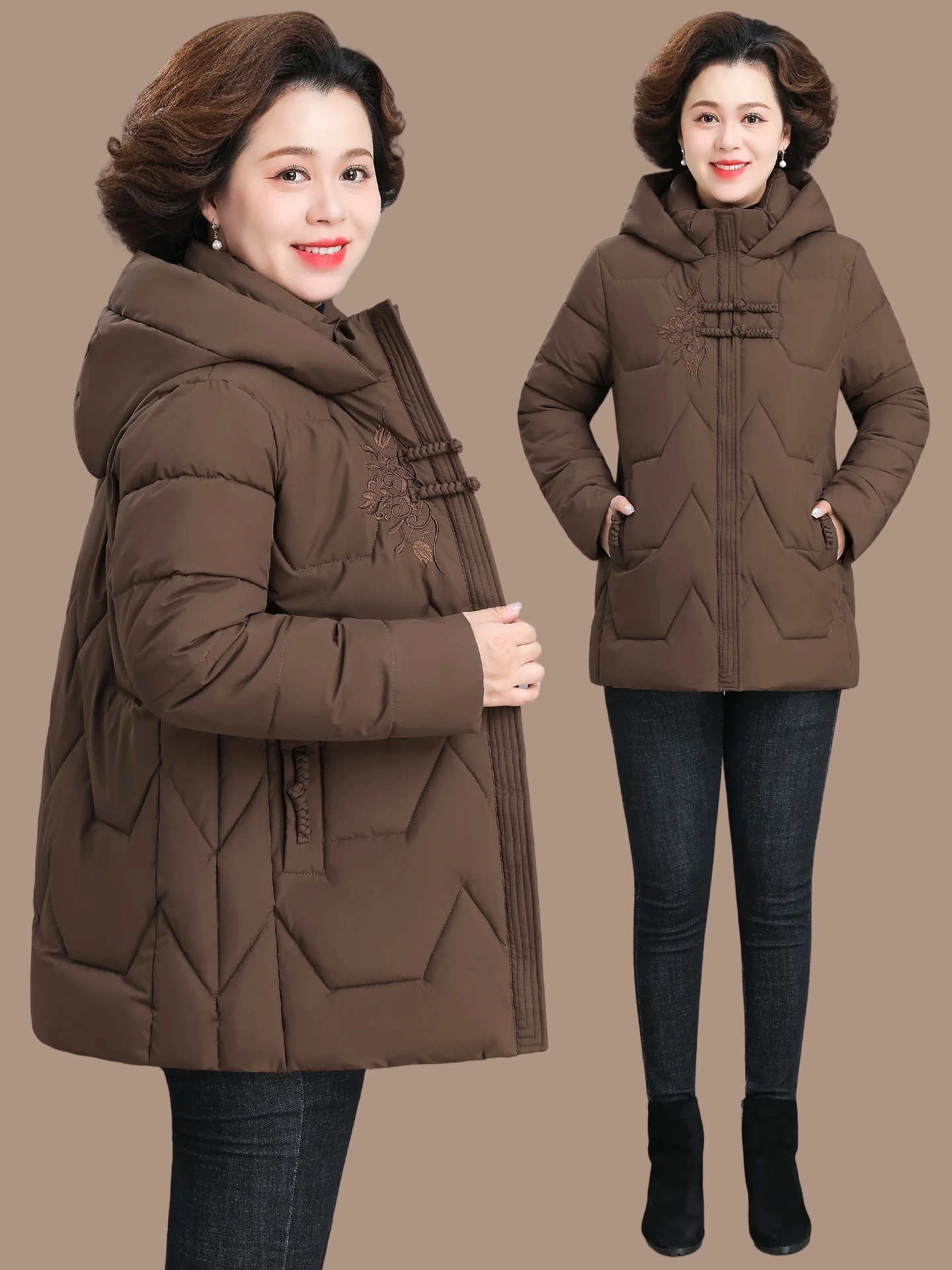 Утепленная хлопковая куртка для женщин среднего возраста, осенне-зимняя, теплая, повседневная, на молнии
Утепленная хлопковая куртка для женщин среднего возраста, осенне-зимняя, теплая, повседневная, на молнии