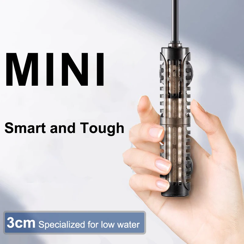 Heating rod small fish tank heating rod automatic thermostat intelligent mini turtle heater turtle tank low water level
Heating rod small fish tank heating rod automatic thermostat intelligent mini turtle heater turtle tank low water level