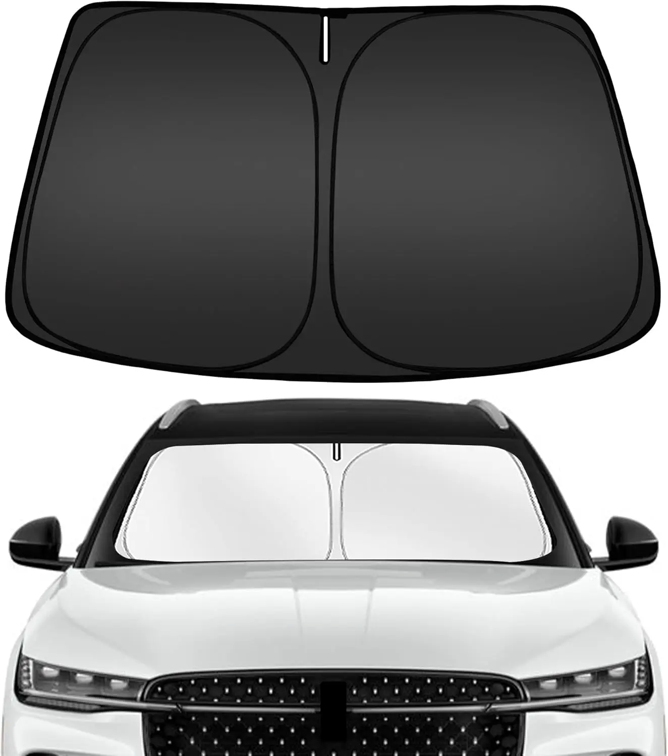 Windshield Sun Shade for Lincoln Nautilus 2024-2025, Custom Fit Foldable Front Window Sunshade Sun Visor Protector, Block UV Ray
Windshield Sun Shade for Lincoln Nautilus 2024-2025, Custom Fit Foldable Front Window Sunshade Sun Visor Protector, Block UV Ray