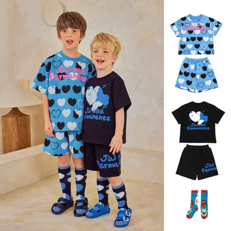 Children's T-shirt Set 2025 Summer Cartoon Fashion Puppy Boy Short Sleeve Cotton Cute Girl T-shirt Shorts Children's Clothing
Children's T-shirt Set 2025 Summer Cartoon Fashion Puppy Boy Short Sleeve Cotton Cute Girl T-shirt Shorts Children's Clothing