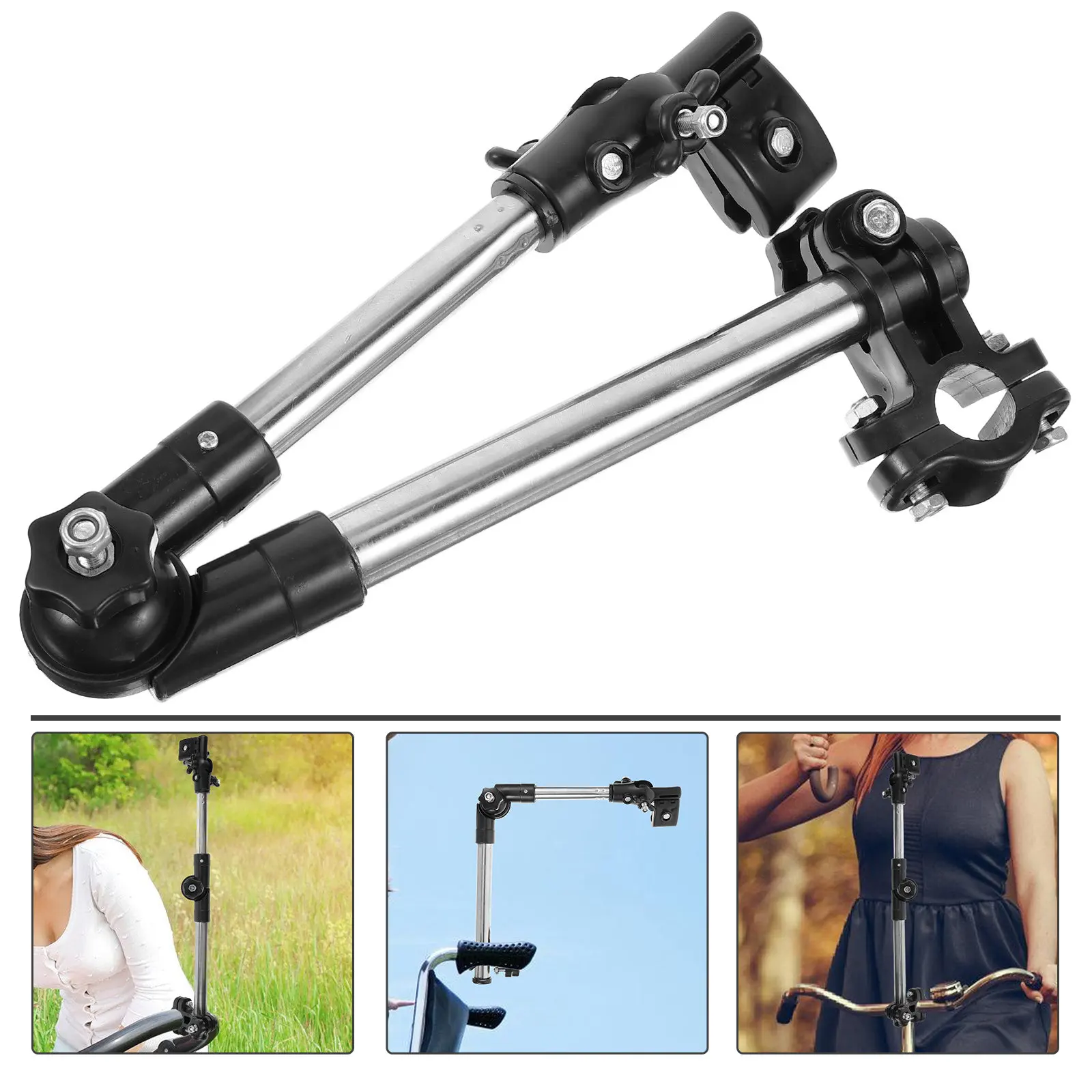Bicycle Umbrella Holder Stainless Steel Foldable Adjustable Mount Stand for Bike Electric Bicycle Stroller Wheelchair
Bicycle Umbrella Holder Stainless Steel Foldable Adjustable Mount Stand for Bike Electric Bicycle Stroller Wheelchair