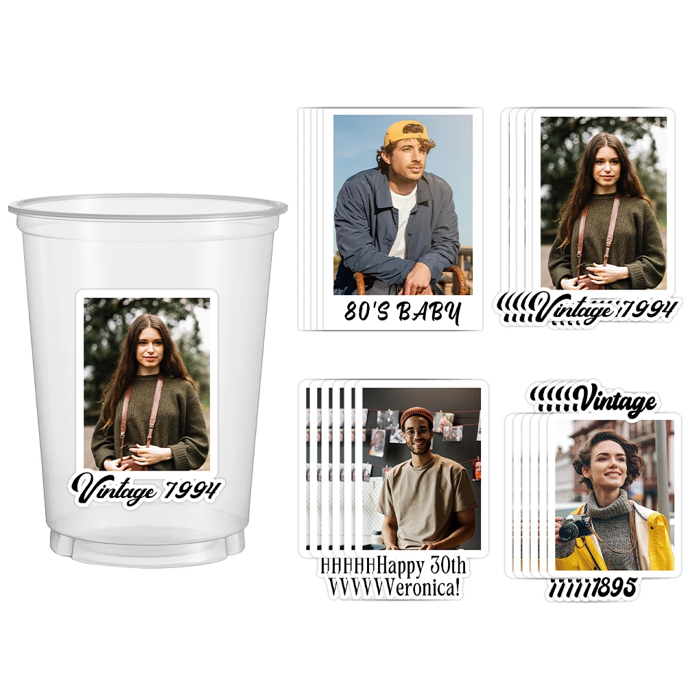 Customized Self-Adhesive Stickers Any Photo Custom Stickers Can Be Customized Any Text Name Age Party Festival DIY Decoration
Customized Self-Adhesive Stickers Any Photo Custom Stickers Can Be Customized Any Text Name Age Party Festival DIY Decoration