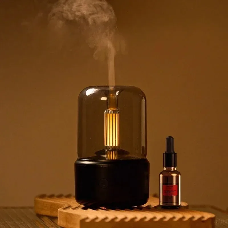 A new candlelight Aromatherapy humidifier compact desktop delicate spray can add essential oil atomization Incense holder cute
A new candlelight Aromatherapy humidifier compact desktop delicate spray can add essential oil atomization Incense holder cute